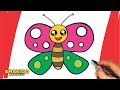 How to Draw a Cute Butterfly | Simple and Easy Drawing Tutorial