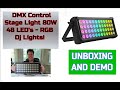 Awesome stage light from u king 80w  48 leds  dmx