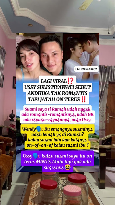 Ussy Sulistiawaty dan Andika Pratama. #quotes #kehidupan #katabijak #katamotivasi #info #artis #tips