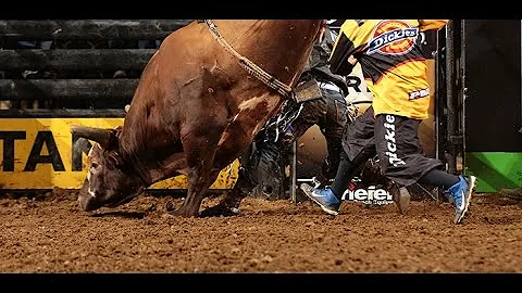 TOP BULL SCORE: Bushwacker bucks off Cody Nance (PBR)