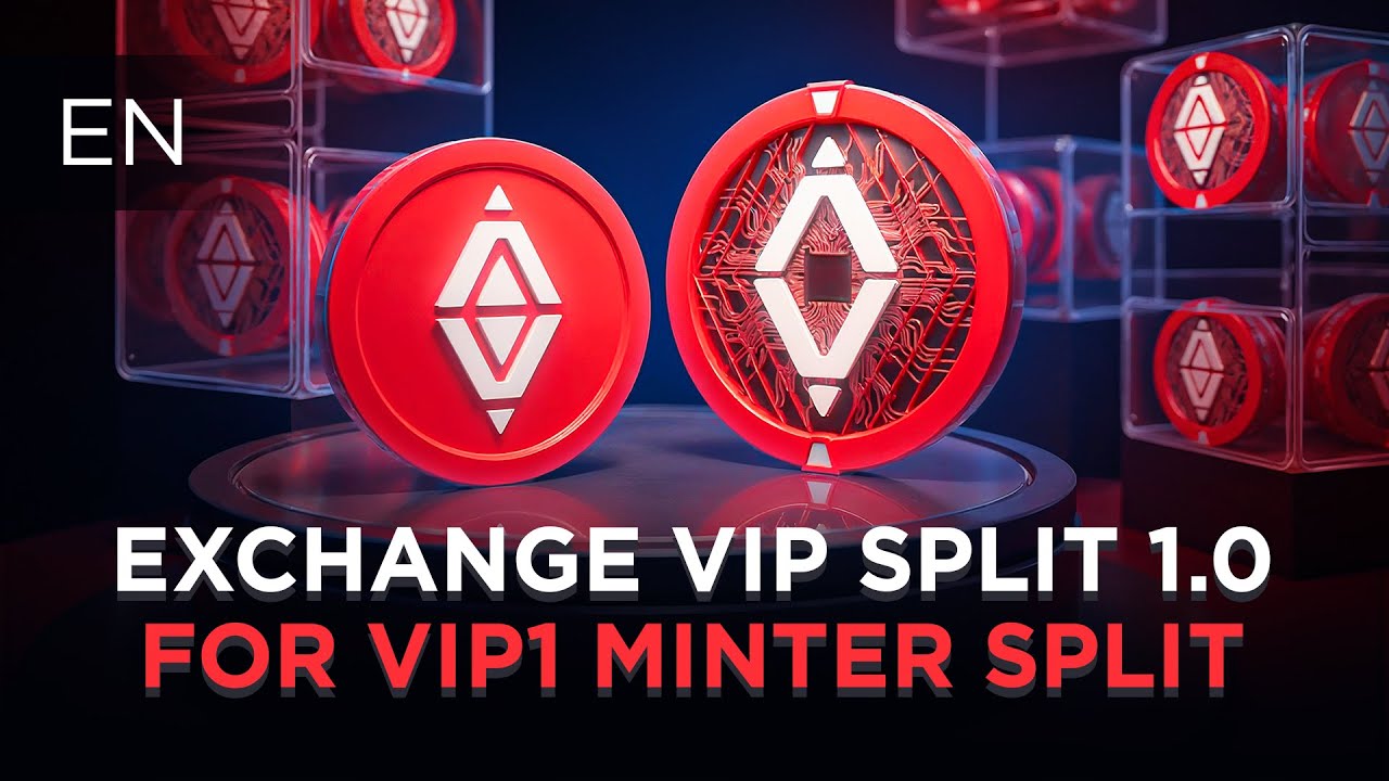 How to Exchange VIP SPLIT 1.0 for VIP1 MINTER SPLIT on the Ultima Network