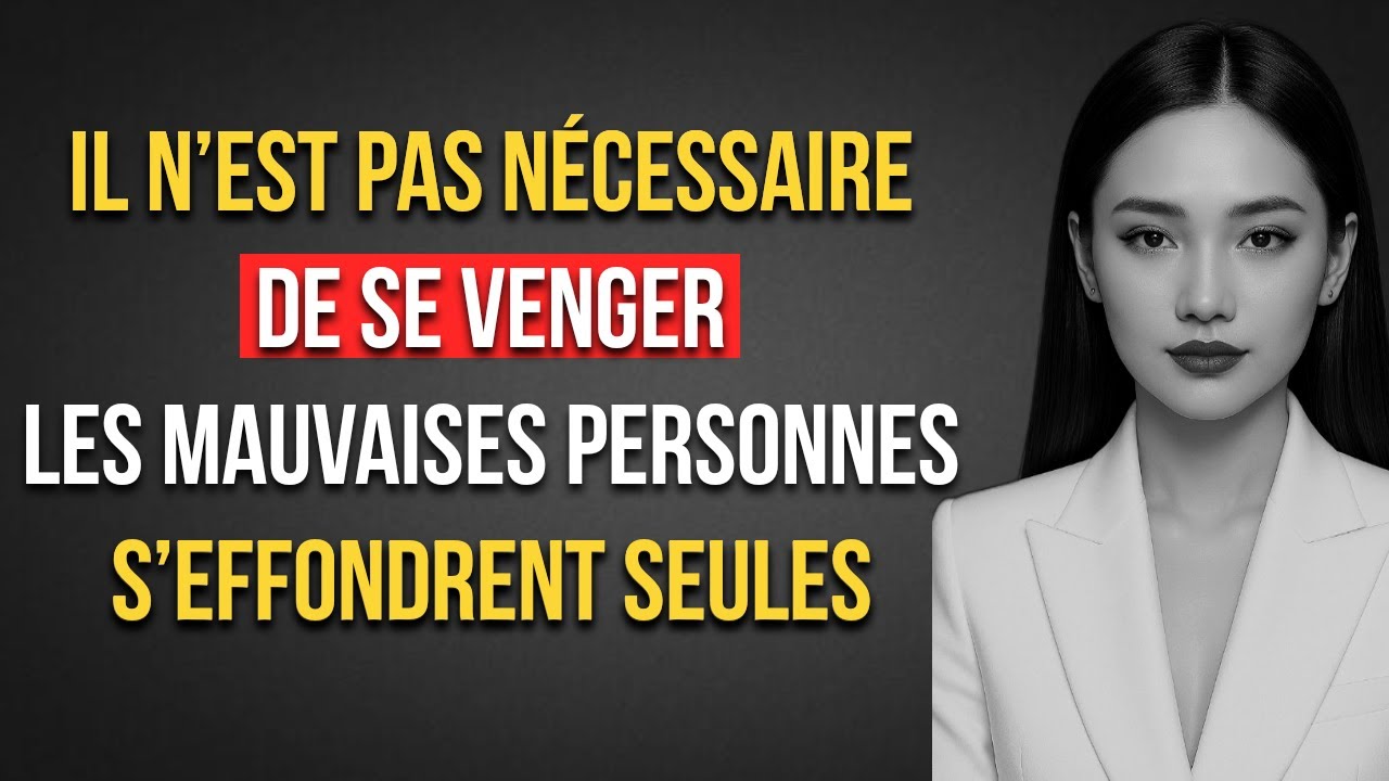 Ne te venge pas… regarde le destin faire le travail  | Stoïcisme