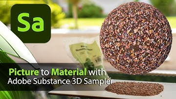 How To : Turn your Pictures into Materials with 3D Sampler