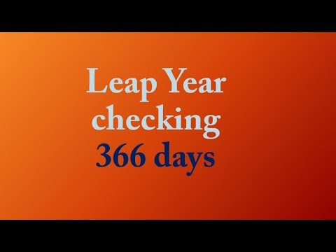 How to check Leap year in java
