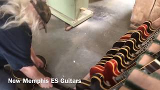 уничтожение новых непроданных гитар Gibson ES Guitars