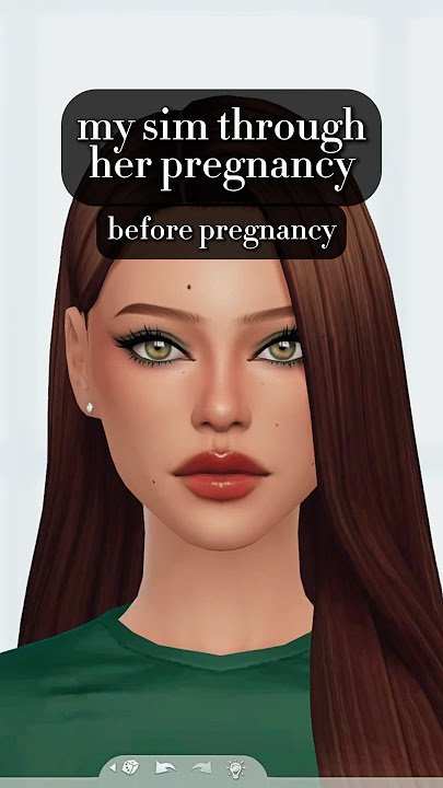 my sim through her PREGNANCY! the end will shock you!😳 #sims4 #thesims4 #sims #shorts