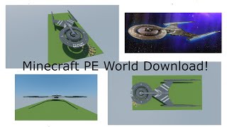 Minecraft Bedrockmcpe Star Trek U.s.s Discovery Crossfield Cl Spaceship World Download