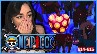 SMILES REVEALED!!! 🍎 | One Piece Episode 614 & 615 Reaction