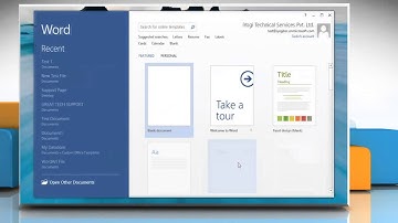 How to make columns in a Microsoft® Word 2013 document in Windows® 8.1
