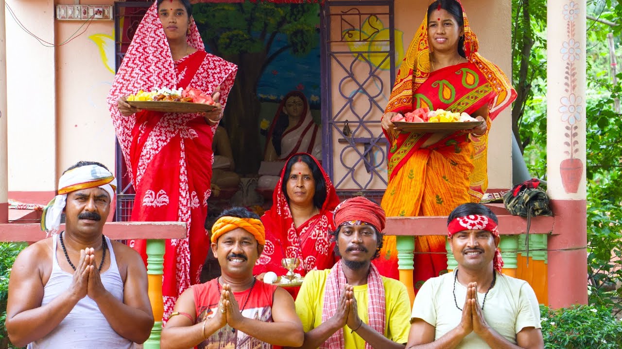 Celebrating of Kali puja with our full family sponsored by Indranil da from Qatar