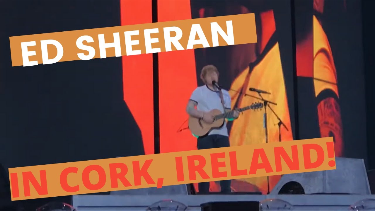 Eraser Ed Sheeran Live in Cork City, Ireland (May 2018)! Pitch Area
