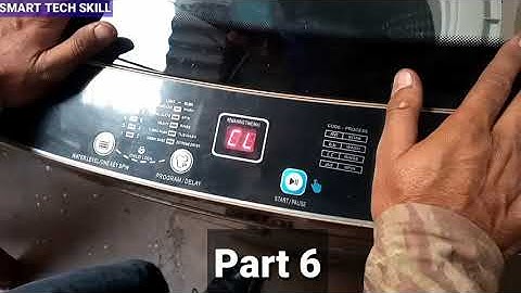 Pel Automatic washing machine model PAWM-900 How To Use