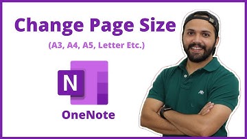 How To Change Page Size In OneNote | OneNote Tutorial | Hindi