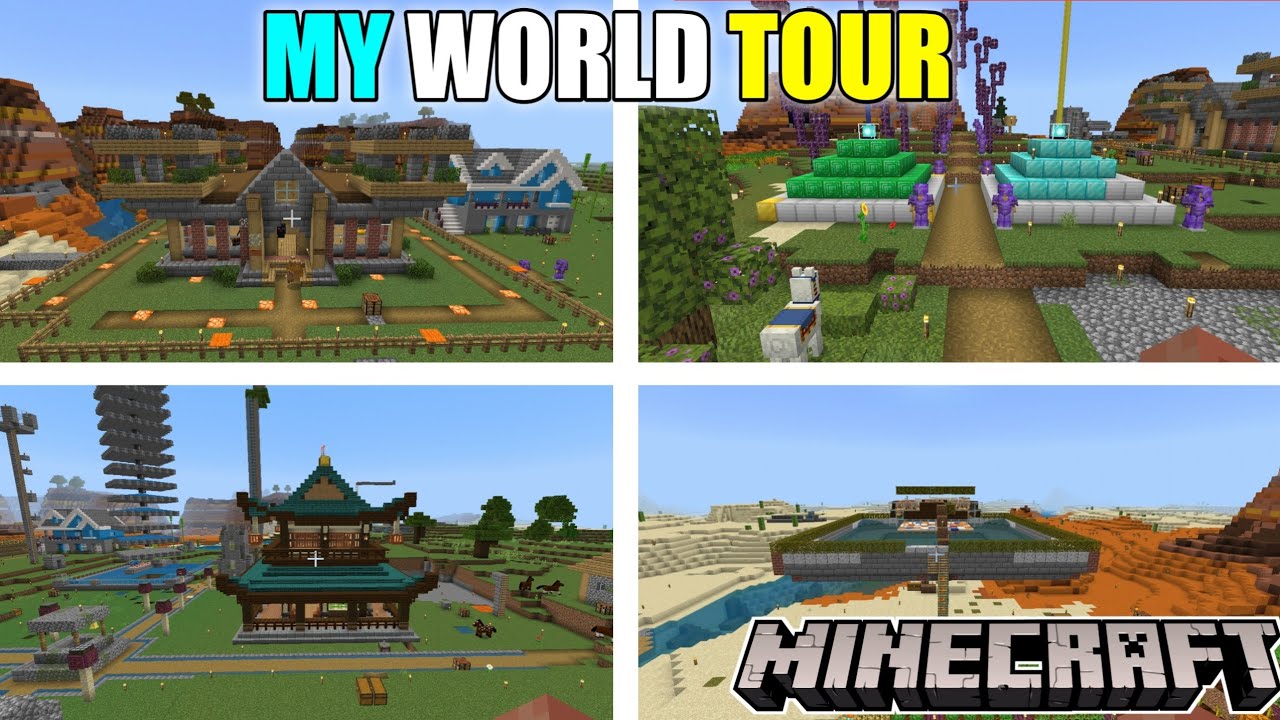 #75 | My Survival World Tour | Minecraft Pe |(Hindi)| Ultra Bittu ...