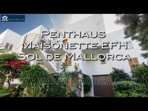 Penthaus Maisonette EFH Sol de Mallorca nähe Puerto Portals und Port Adriano