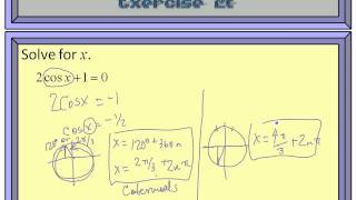 5.3: Solving Trig Equations, I - Exercise 2