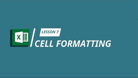 Lesson 7 Cell Formatting: MS Excel for Microentrepreneurs (Filipino)