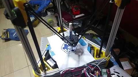 Kossel mini - 1st test and calibration.