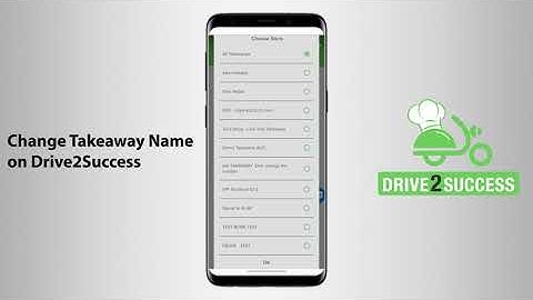 Change Takeaway Name on Drive2Success