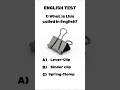 English test #shorts #english #quiz #vocabulary #fyp #learning #ai #entertainment #trivia