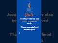 "Java Keywords Made Simple💡" #csvision #learnpython #learnjava #programming