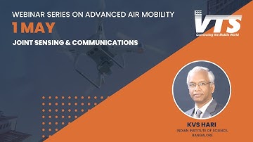 IEEE VTS Webinar on AAM: Joint Sensing and Communications