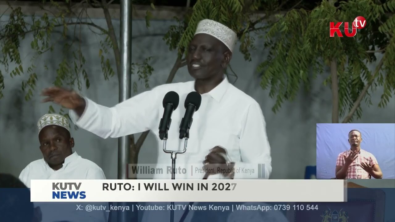president Ruto critics his opponents, says he will defeat them in 2027 eclections