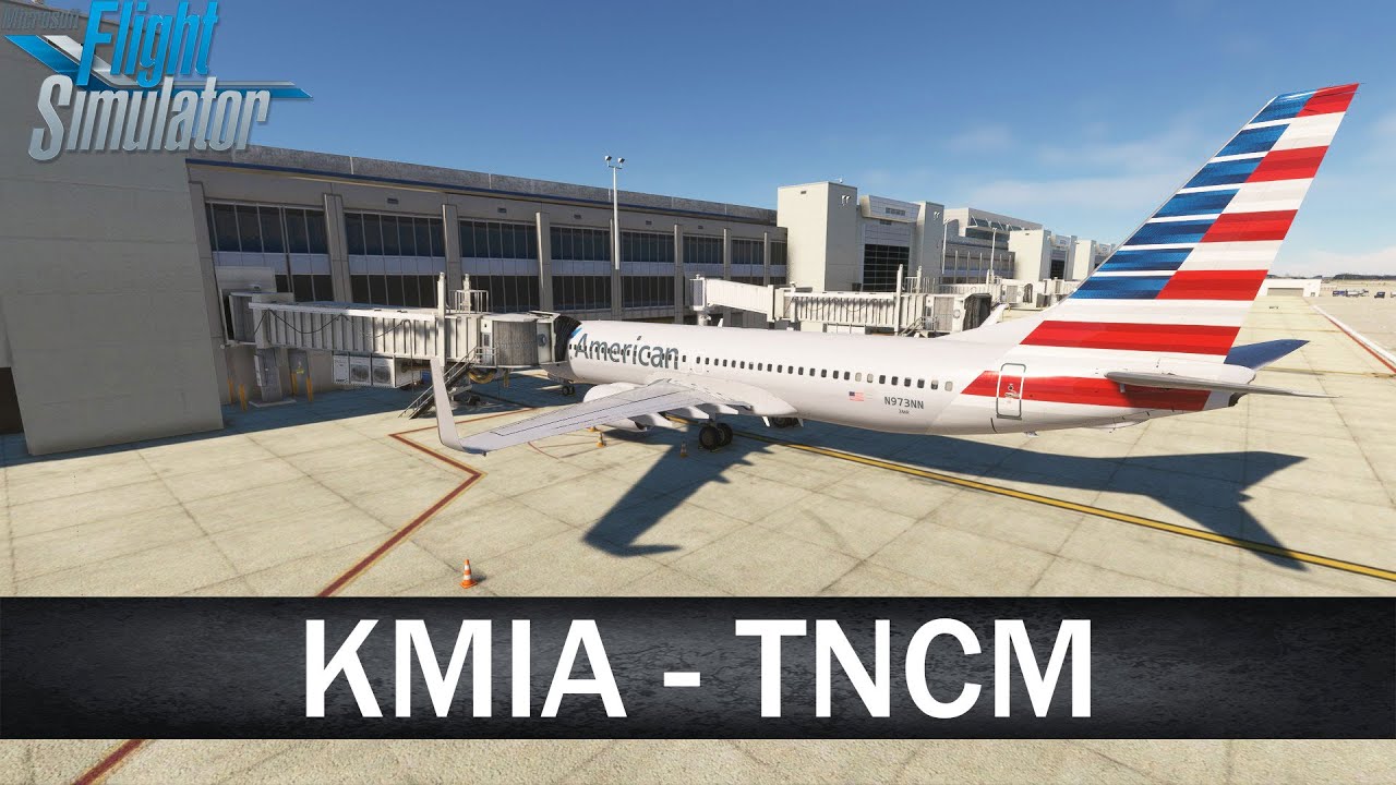 MSFS Live | Real World American Airlines OPS | PMDG 737-800 | Miami to ...