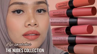 MAYBELLINE SENSATIONAL MATTE Lip swatches 10 shades