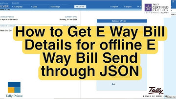How to Get E Way Bill Details For offline E way Bill send through JSON || Nitin || Part 6.