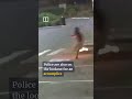 Robber catches fire during heist attempt