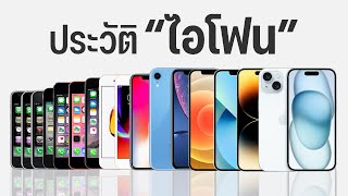 รวมประวัติ iPhone ตั้งแต่รุ่นแรก ผ่านมา 16 ปี เปลี่ยนไปเยอะแค่ไหน