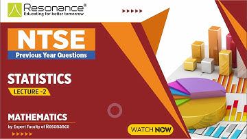Statistics L-2 | Mathematics | NTSE | Previous year Questions | By Reso Expert