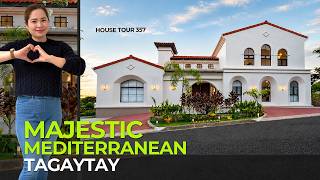 💎Live the Luxury Lifestyle: Mediterranean Estate with Taal View in Tagaytay Midlands. House Tour 357