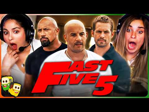 FAST FIVE Movie Reaction! |  Vin Diesel | Paul Walker | Dwayne "The Rock" Johnson