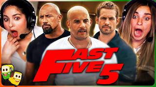 FAST FIVE Movie Reaction! | Vin Diesel | Paul Walker | Dwayne The Rock Johnson