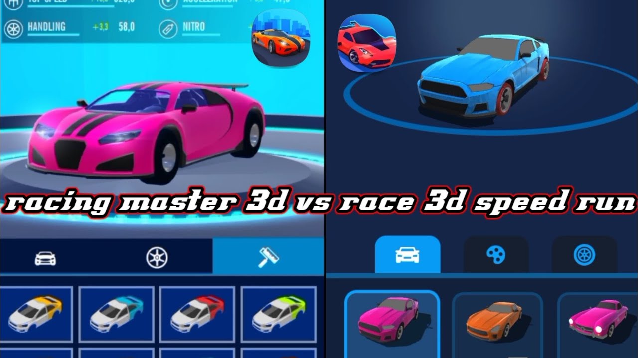 Race master 3d car много денег