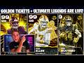 THE FINAL DROP OF GOLDEN TICKETS + ULTIMATE LEGENDS ARE LIVE! GT PACK GLITCH + MORE!