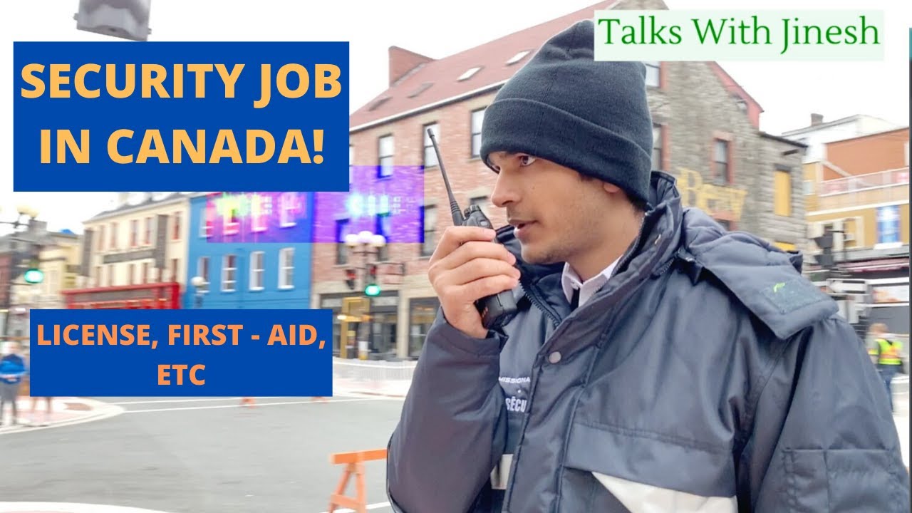 Types of security jobs in canada