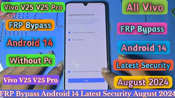 Vivo V25 5G (V2202) FRP Bypass Android 14 | Latest Security Update Without Pc