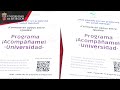 Primera edición del Programa &quot;¡Acompáñame! -Universidad-&quot;. Universidad de Burgos