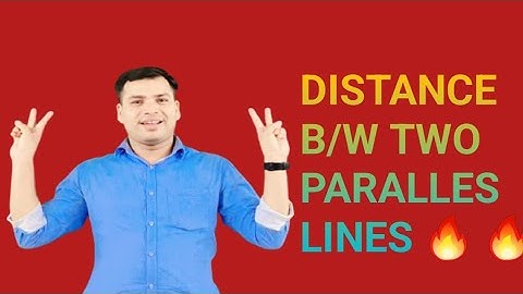 DISTANCE b/w TWO PARALLEL LINES/STRAIGHT LINE FOR IIT JEE/BITSAT/NDA/COMEDK/CETs/EAMCET/CUSAT/TRICK