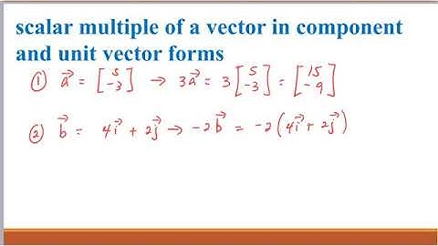parallel vectors