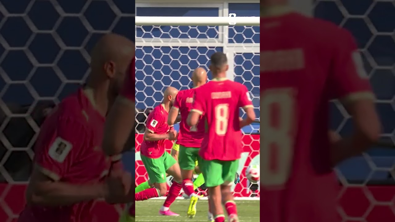 2 goals within 6 minutes for France to take a 2-0 lead over Morocco ⚡️