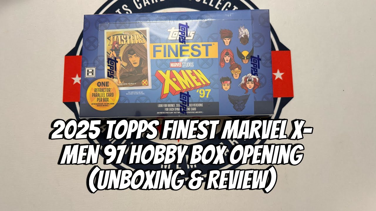 2025 Topps Finest Marvel X-Men 97 Hobby Box Opening (Unboxing