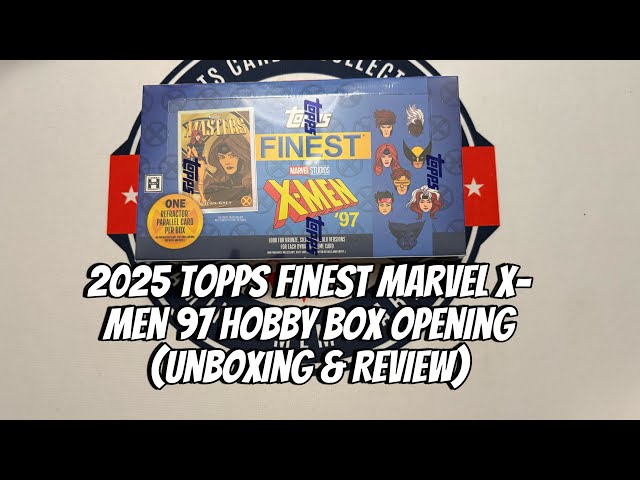 2025 Topps Finest Marvel X-Men 97 Hobby Box Opening (Unboxing