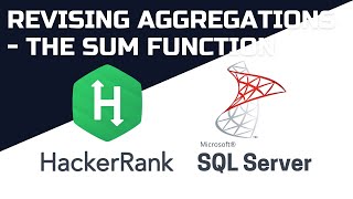 Resolvendo HackerRank SQL - Revising Aggregations The Sum Function