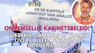 Onmenselijk kabinetsbeleid. Diederik Gommers in tranen over ‘alleen sterven op intensive care’.