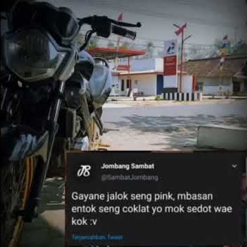 Story wa vixion jari-jari 'gayane jalok seng pink'