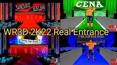 How to download wr3d 2k22 mod with real entrance by wr3d by leo